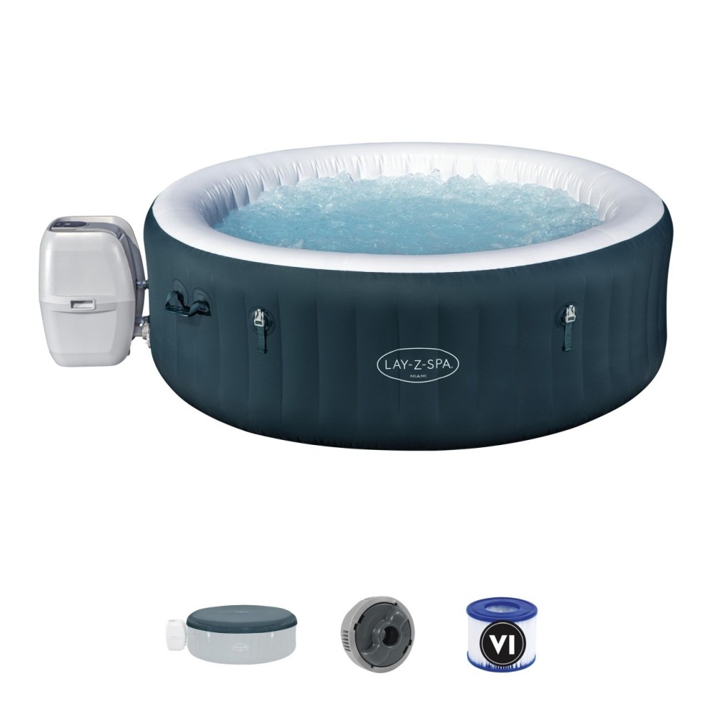 Bestway Vírivka MIAMI Jacuzzi AirJet pre 6 osôb, modrá