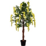 PLANTASIA Umelý strom Vistéria 120 cm, žltá