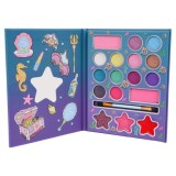 JOKO Detská Make Up sada Kniha Morská Víla so zrkadlom, modrá