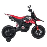 JOKO Elektrická Motorka Aprilia RX, penové kolesá, kožené sedadlo, červená