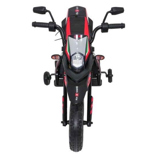 JOKO Elektrická Motorka Aprilia RX, penové kolesá, kožené sedadlo, červená