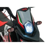 JOKO Elektrická Motorka Aprilia RX, penové kolesá, kožené sedadlo, červená