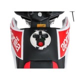 JOKO Elektrická Motorka Aprilia RX, kožené sedadlo, penové kolesá, biela
