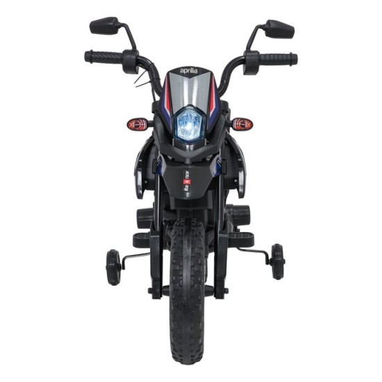 JOKO Elektrická Motorka Aprilia RX, penové kolesá, kožené sedadlo, modrá