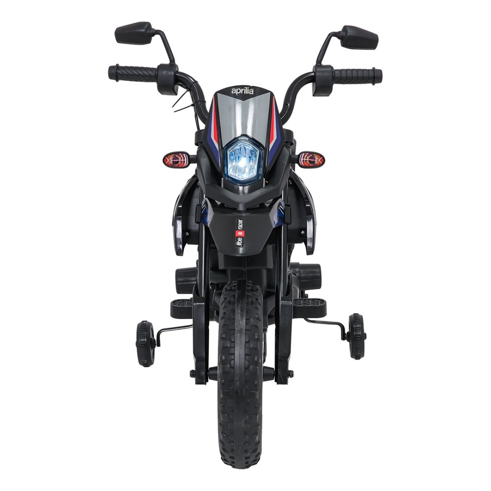 JOKO Elektrická Motorka Aprilia RX, penové kolesá, kožené sedadlo, modrá