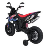 JOKO Elektrická Motorka Aprilia RX, penové kolesá, kožené sedadlo, modrá