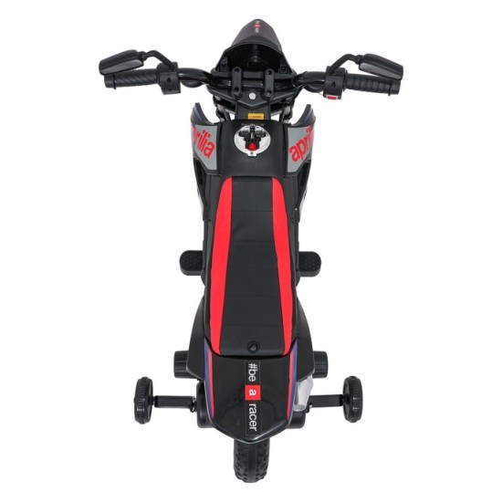 JOKO Elektrická Motorka Aprilia RX, penové kolesá, kožené sedadlo, modrá