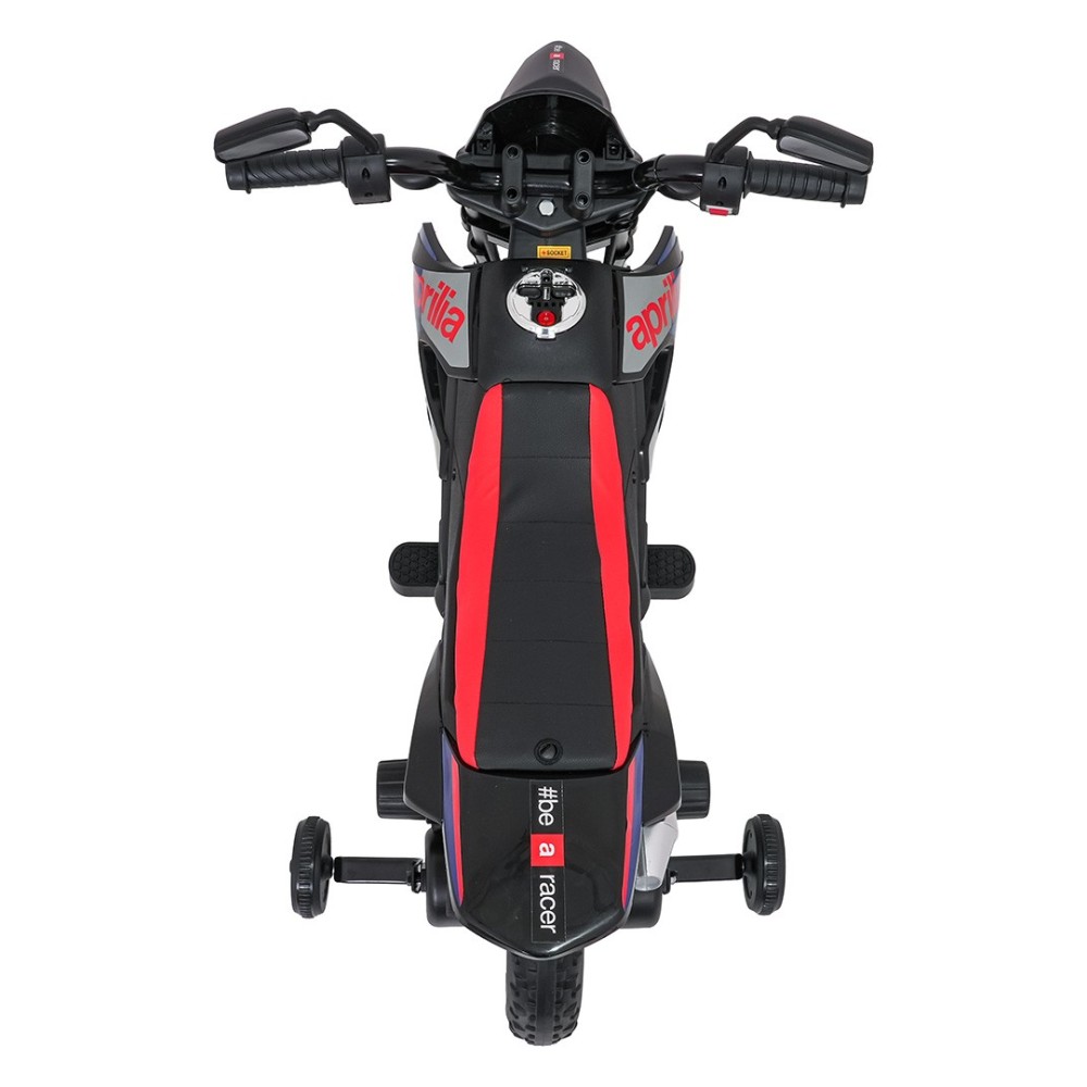 JOKO Elektrická Motorka Aprilia RX, penové kolesá, kožené sedadlo, modrá