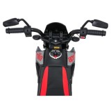JOKO Elektrická Motorka Aprilia RX, penové kolesá, kožené sedadlo, modrá