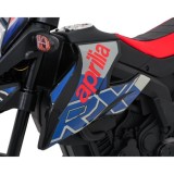 JOKO Elektrická Motorka Aprilia RX, penové kolesá, kožené sedadlo, modrá