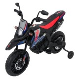 JOKO Elektrická Motorka Aprilia RX, penové kolesá, kožené sedadlo, modrá