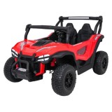 JOKO Elekrické autíčko Gravity Buggy 4x80W, penové kolesá, kožené sedadlo, FM rádio, červené