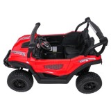 JOKO Elekrické autíčko Gravity Buggy 4x80W, penové kolesá, kožené sedadlo, FM rádio, červené