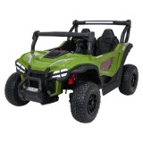 JOKO Elekrické autíčko Gravity Buggy 4x80W, penové kolesá, kožené sedadlo, FM rádio, zelené