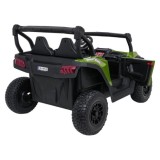 JOKO Elekrické autíčko Gravity Buggy 4x80W, penové kolesá, kožené sedadlo, FM rádio, zelené