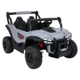 JOKO Elekrické autíčko Gravity Buggy 4x80W, penové kolesá, kožené sedadlo, FM rádio, sivé