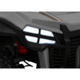 JOKO Elekrické autíčko Gravity Buggy 4x80W, penové kolesá, kožené sedadlo, FM rádio, sivé