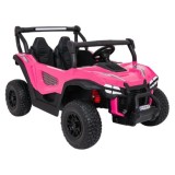 JOKO Elekrické autíčko Gravity Buggy 4x80W, penové kolesá, kožené sedadlo, FM rádio, ružové
