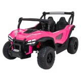 JOKO Elekrické autíčko Gravity Buggy 4x80W, penové kolesá, kožené sedadlo, FM rádio, ružové