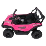 JOKO Elekrické autíčko Gravity Buggy 4x80W, penové kolesá, kožené sedadlo, FM rádio, ružové
