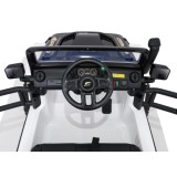 JOKO Elektrické autíčko Jeep Monster 4x200W, penové kolesá, kožené sedadlo, nosnosť 50kg, sedadlo pre Rodiča, biele