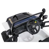 JOKO Elektrické autíčko Jeep Monster 4x200W, penové kolesá, kožené sedadlo, nosnosť 50kg, sedadlo pre Rodiča, biele