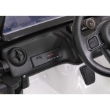 JOKO Elektrické autíčko Jeep Monster 4x200W, penové kolesá, kožené sedadlo, nosnosť 50kg, sedadlo pre Rodiča, biele