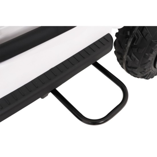 JOKO Elektrické autíčko Jeep Monster 4x200W, penové kolesá, kožené sedadlo, nosnosť 50kg, sedadlo pre Rodiča, biele