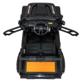 JOKO Elektrické autíčko Jeep Monster 4x200W, penové kolesá, kožené sedadlo, nosnosť 50kg, sedadlo pre Rodiča, čierne