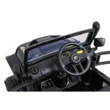 JOKO Elektrické autíčko Jeep Monster 4x200W, penové kolesá, kožené sedadlo, nosnosť 50kg, sedadlo pre Rodiča, čierne