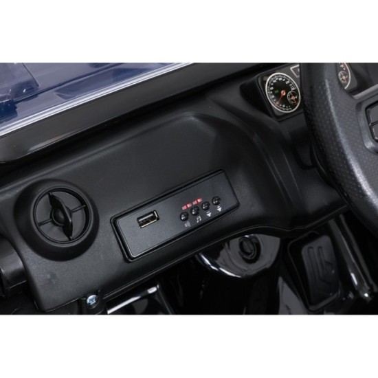 JOKO Elektrické autíčko Jeep Monster 4x200W, penové kolesá, kožené sedadlo, nosnosť 50kg, sedadlo pre Rodiča, čierne