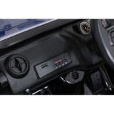 JOKO Elektrické autíčko Jeep Monster 4x200W, penové kolesá, kožené sedadlo, nosnosť 50kg, sedadlo pre Rodiča, čierne