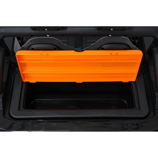 JOKO Elektrické autíčko Jeep Monster 4x200W, penové kolesá, kožené sedadlo, nosnosť 50kg, sedadlo pre Rodiča, čierne