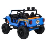 JOKO Elektrické autíčko Jeep Monster 4x200W, penové kolesá, kožené sedadlo, nosnosť 50kg, sedadlo pre Rodiča, modré