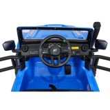 JOKO Elektrické autíčko Jeep Monster 4x200W, penové kolesá, kožené sedadlo, nosnosť 50kg, sedadlo pre Rodiča, modré