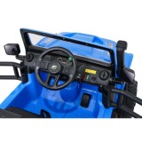 JOKO Elektrické autíčko Jeep Monster 4x200W, penové kolesá, kožené sedadlo, nosnosť 50kg, sedadlo pre Rodiča, modré