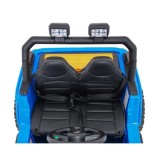 JOKO Elektrické autíčko Jeep Monster 4x200W, penové kolesá, kožené sedadlo, nosnosť 50kg, sedadlo pre Rodiča, modré
