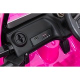 JOKO Elektrické autíčko Jeep Monster 4x200W, penové kolesá, kožené sedadlo, nosnosť 50kg, sedadlo pre Rodiča, ružové