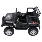 JOKO Elektrické autíčko Jeep BEAST 4x4, kožené sedadlo, penové kolesá, Funkcia Hojdania, Nosnosť 50kg, FM rádio, čierne
