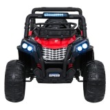 JOKO Elektrické autíčko Terénne Buggy UTV LIFT  4x100W, penové kolesá, kožené sedadlo, červené