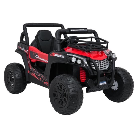JOKO Elektrické autíčko Terénne Buggy UTV LIFT  4x100W, penové kolesá, kožené sedadlo, červené