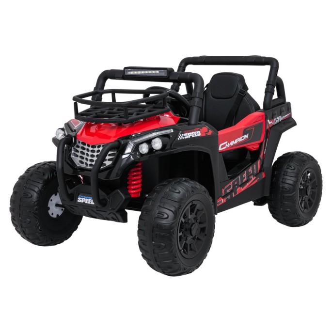 JOKO Elektrické autíčko Terénne Buggy UTV LIFT  4x100W, penové kolesá, kožené sedadlo, červené