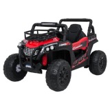 JOKO Elektrické autíčko Terénne Buggy UTV LIFT  4x100W, penové kolesá, kožené sedadlo, červené