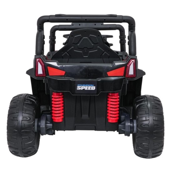 JOKO Elektrické autíčko Terénne Buggy UTV LIFT  4x100W, penové kolesá, kožené sedadlo, červené