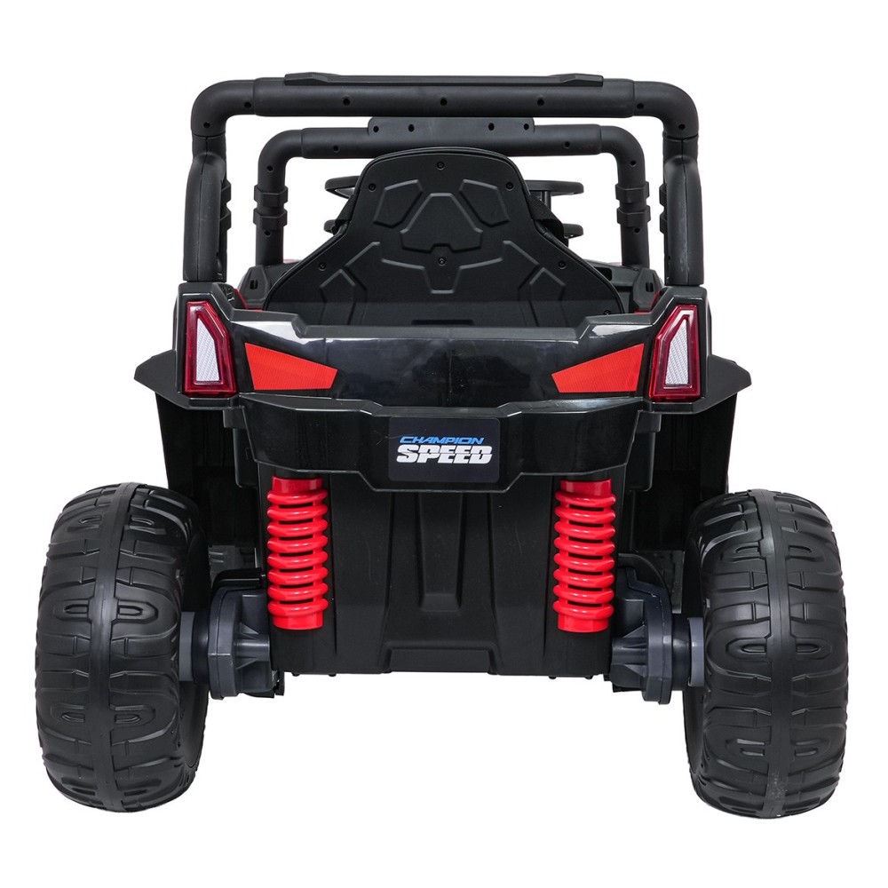 JOKO Elektrické autíčko Terénne Buggy UTV LIFT  4x100W, penové kolesá, kožené sedadlo, červené