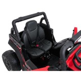 JOKO Elektrické autíčko Terénne Buggy UTV LIFT  4x100W, penové kolesá, kožené sedadlo, červené
