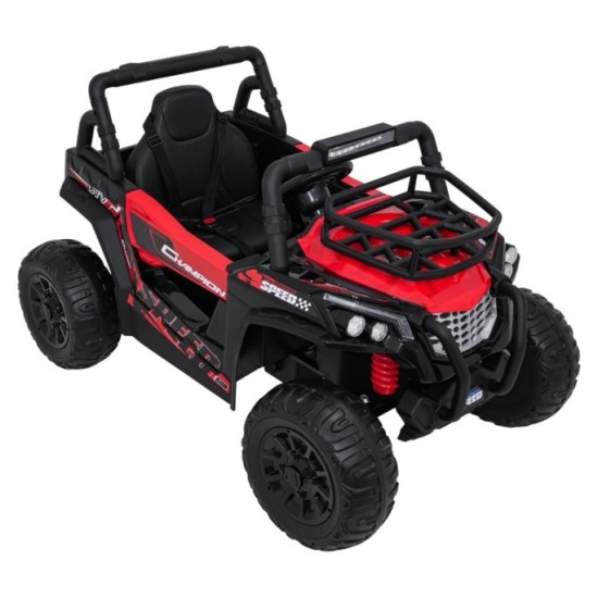 JOKO Elektrické autíčko Terénne Buggy UTV LIFT  4x100W, penové kolesá, kožené sedadlo, červené