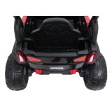 JOKO Elektrické autíčko Terénne Buggy UTV LIFT  4x100W, penové kolesá, kožené sedadlo, červené