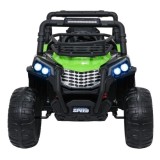 JOKO Elektrické autíčko Terénne Buggy UTV LIFT 4x100W, penové kolesá, kožené sedadlo, zelené