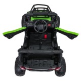 JOKO Elektrické autíčko Terénne Buggy UTV LIFT 4x100W, penové kolesá, kožené sedadlo, zelené